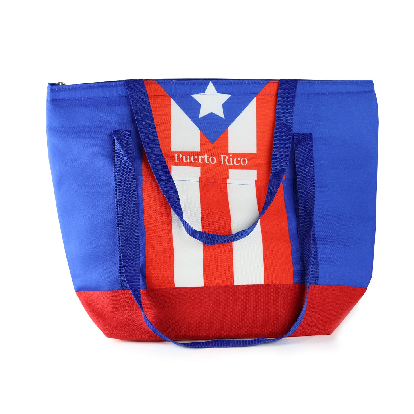 COOLER TOTE BAG BANDERA DE PR VERTICAL