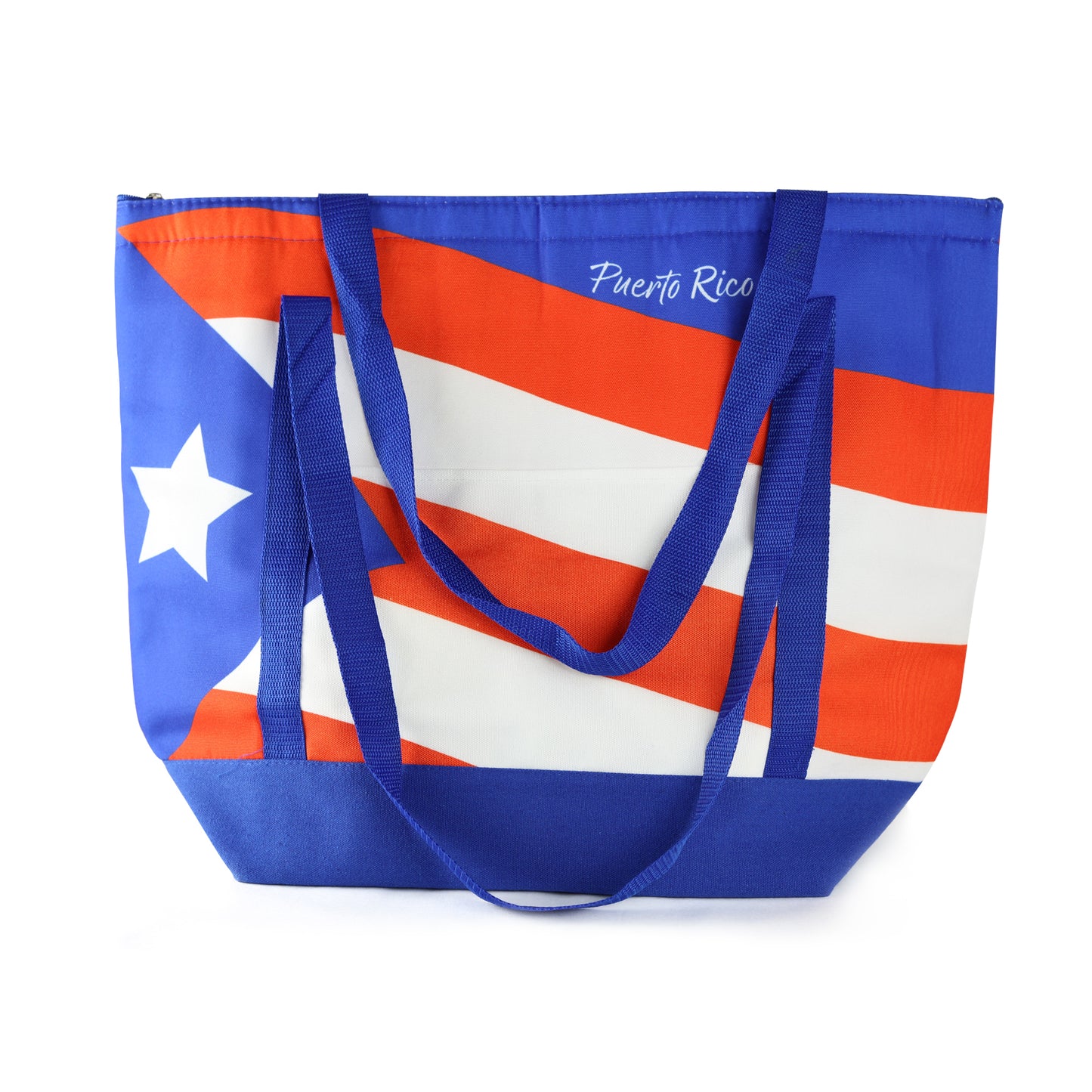 COOLER TOTE BAG BANDERA DE PR HORIZONTAL