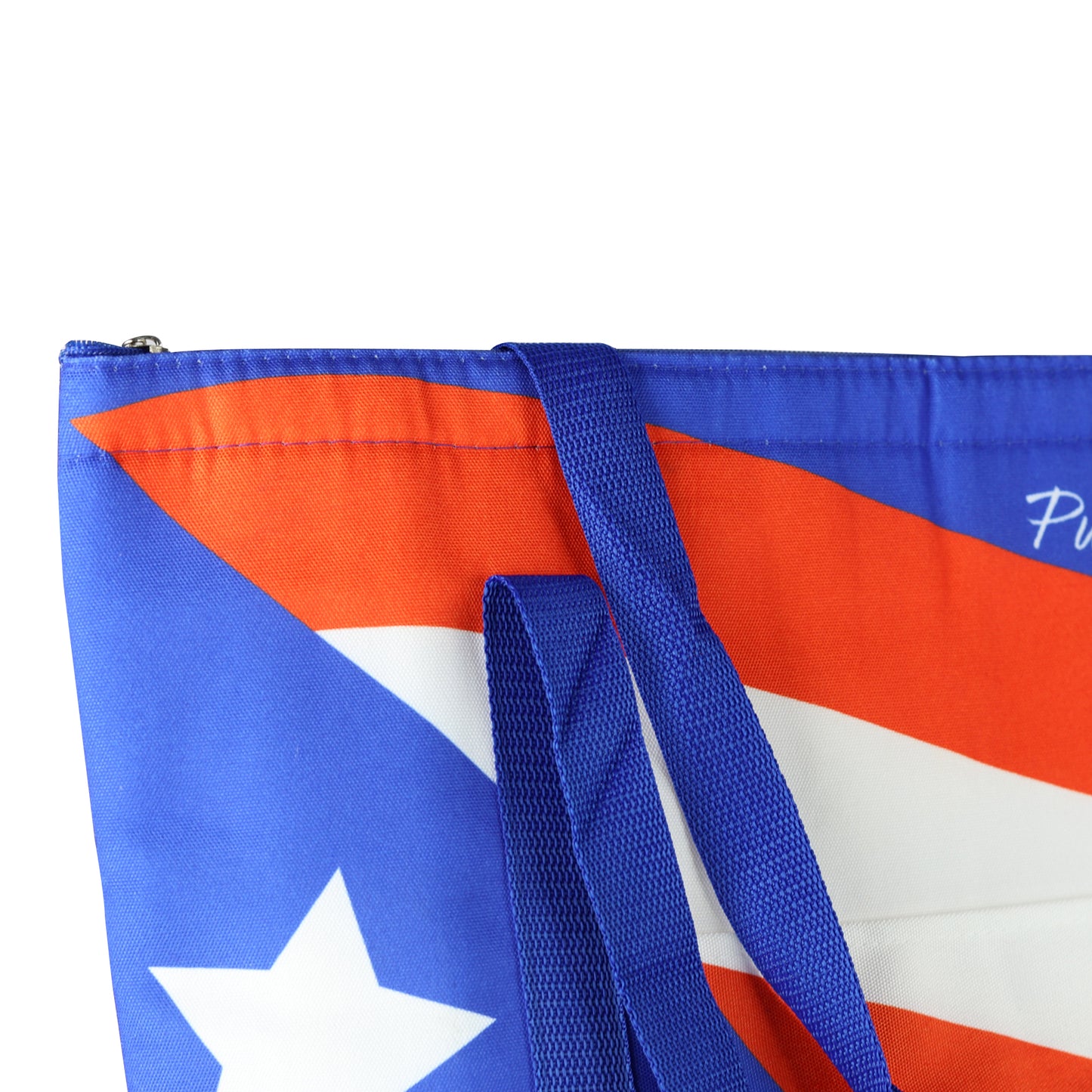 COOLER TOTE BAG BANDERA DE PR HORIZONTAL
